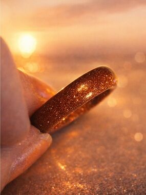 Vintage Goldstone Ring – Size 6
